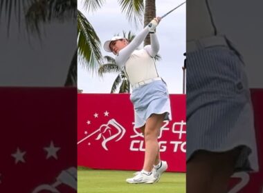 結果以上のインパクト‼️吉田優利がブルーベイでも見せた“キレ味抜群”のショット❣️