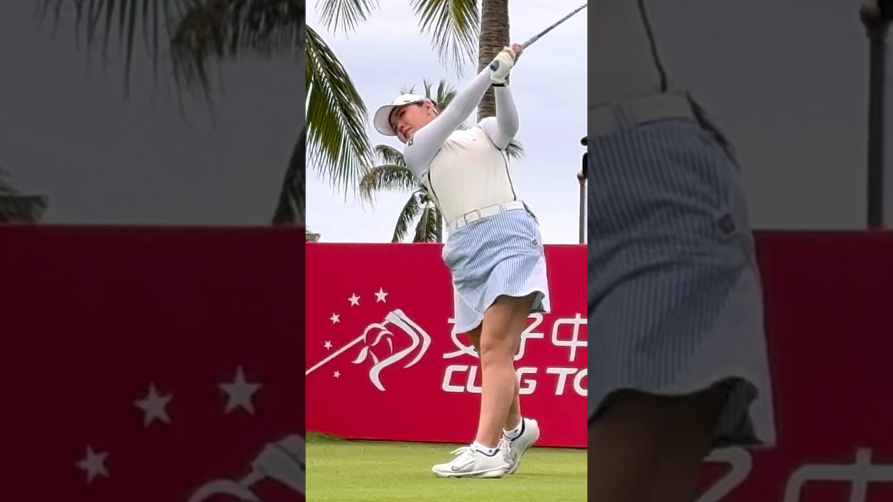 結果以上のインパクト‼️吉田優利がブルーベイでも見せた“キレ味抜群”のショット❣️