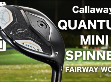 キャロウェイゴルフ『 QUANTUM MINI SPINNER 』フェアウェイウッド　トラックマン試打
