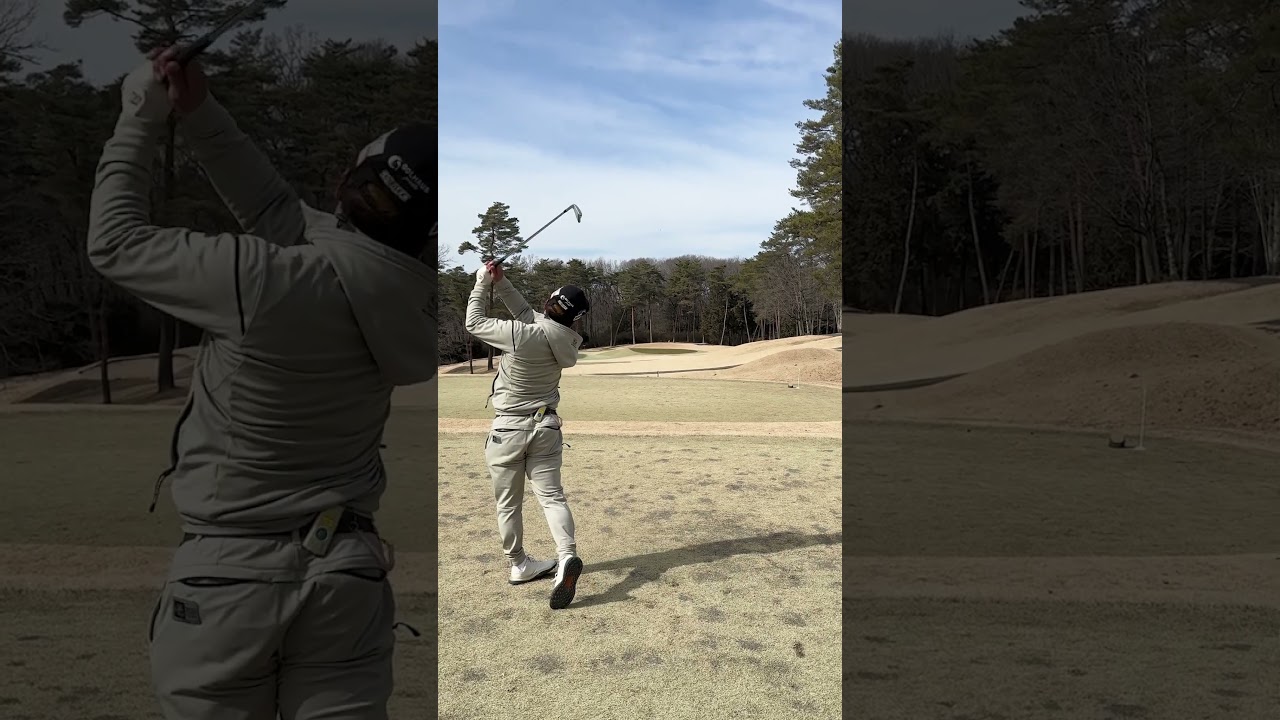 195ヤード 5番アイアン🏌️‍♂️ #ゴルフ #ナイスオン #アイアン