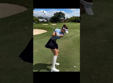 That was definitely at the pin ⛳️ #golf #golftechnique