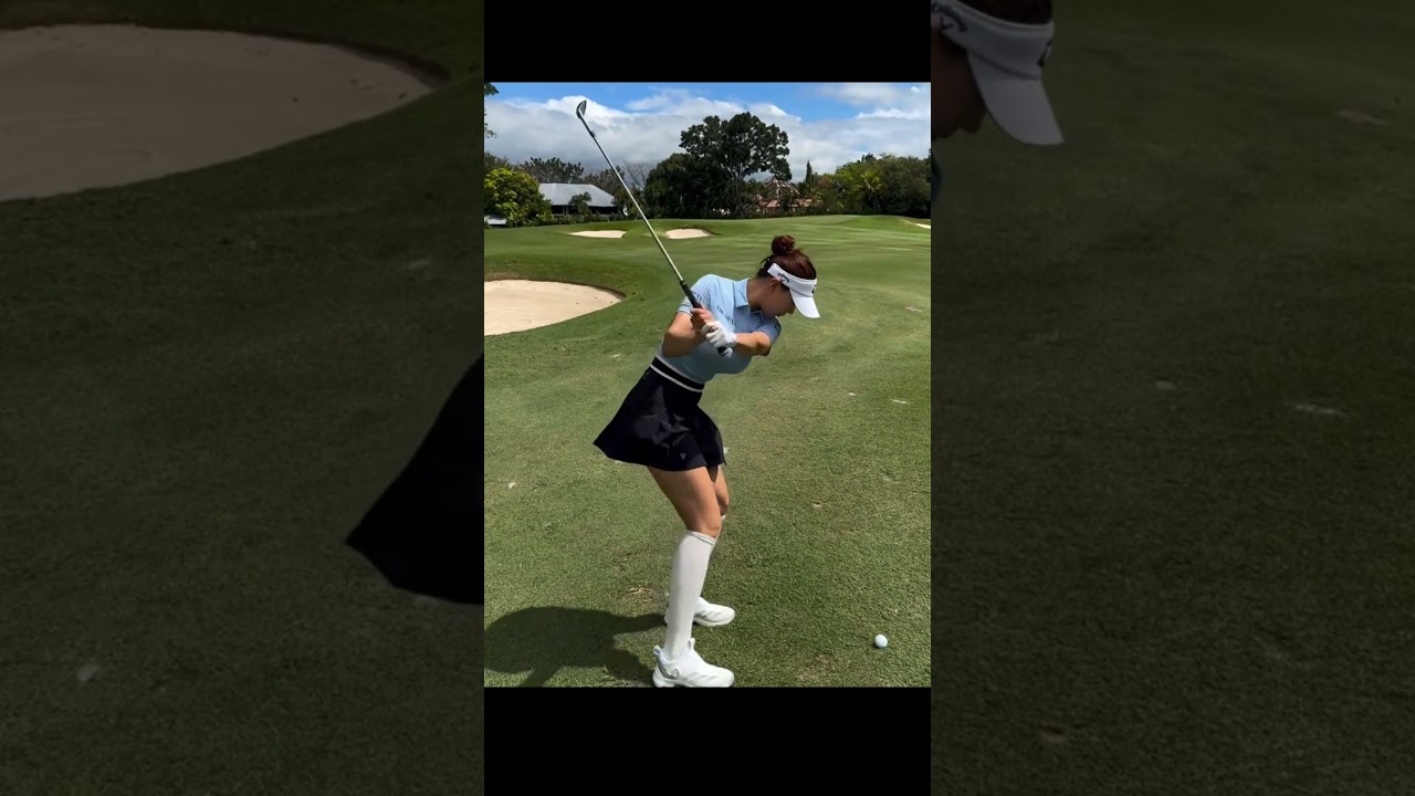 That was definitely at the pin ⛳️ #golf #golftechnique