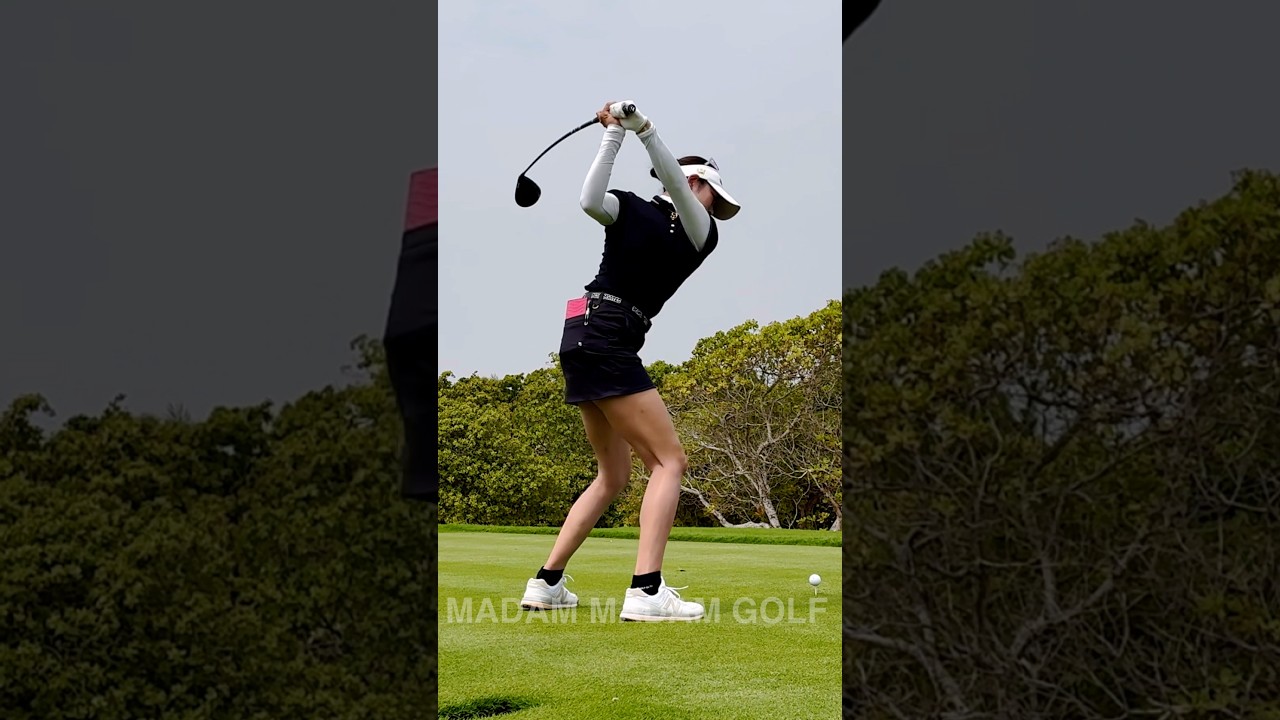 何をやっても絵になる❗️ショット後の何気ない動作に惚れる❣️【原英莉花】