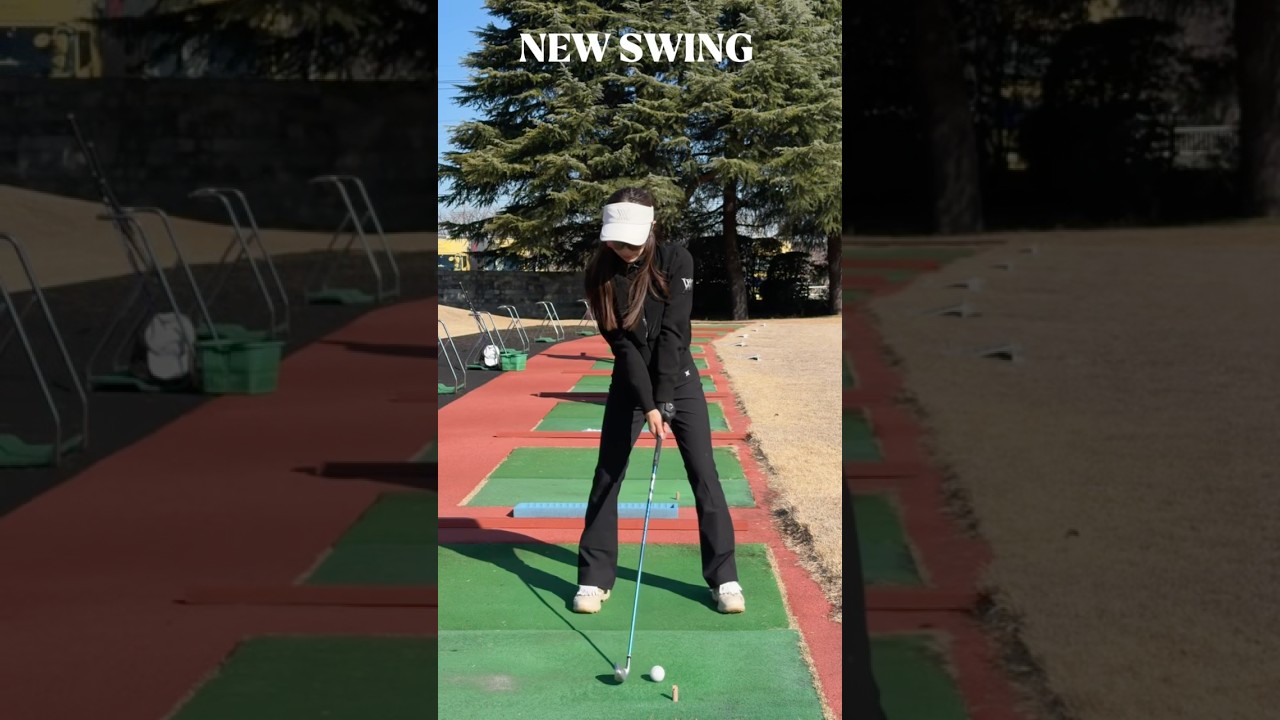 最近のスイング動画🩵　#shorts #ゴルフ #ゴルフ女子 #ゴルフスイング #瀬戸晴加