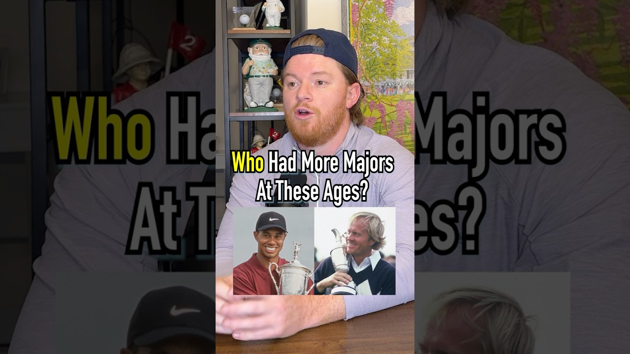 Who Had More Majors At Each Age? Tiger Woods Or Jack Nicklaus.