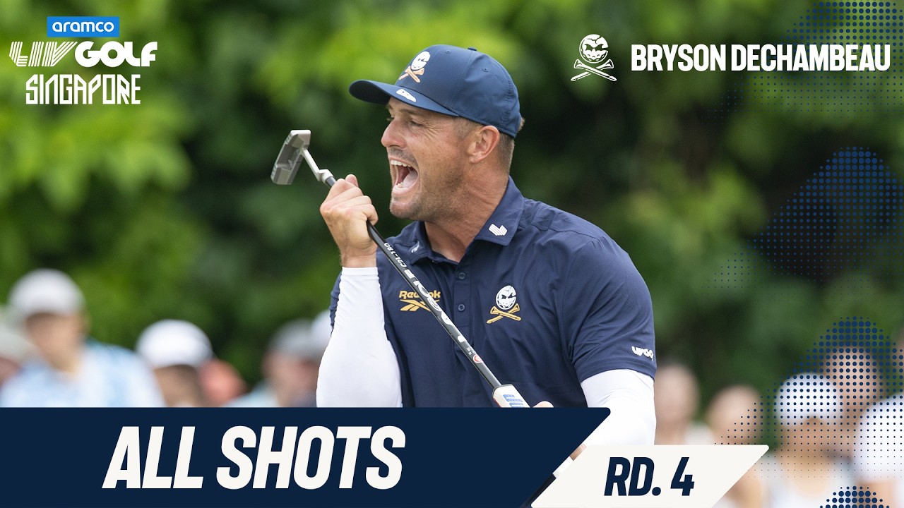 Every Shot from Bryson DeChambeau's Winning Round | LIV Golf Singapore