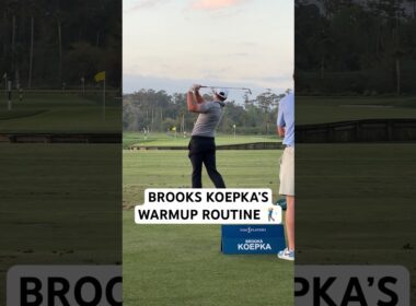From the parking lot to the first tee with Brooks Koepka