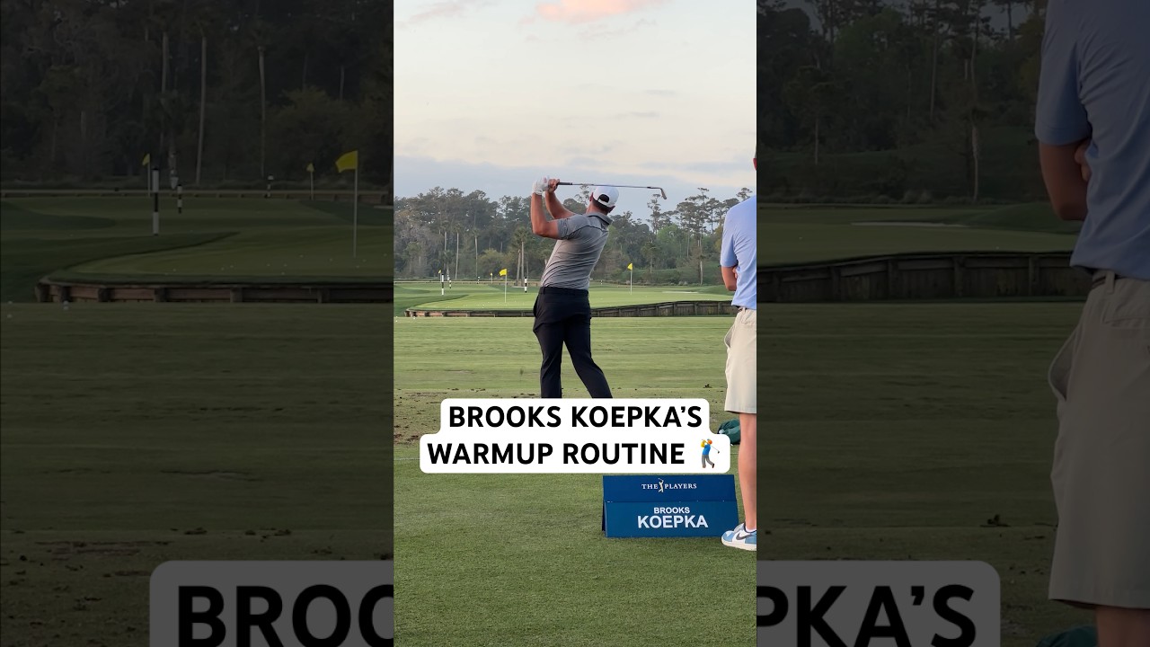 From the parking lot to the first tee with Brooks Koepka