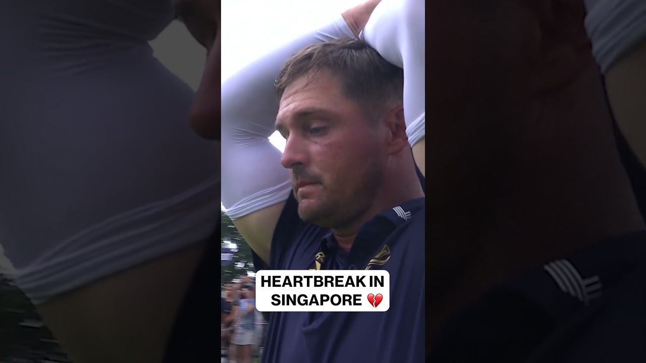 Richard T. Lee loses in heartbreaking fashion to Bryson DeChambeau #livgolf #golf #swing #singapore