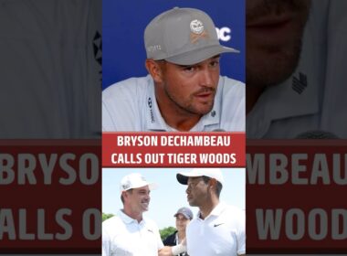 ブライソン・デシャンボーがタイガー・ウッズに挑戦状を叩きつける