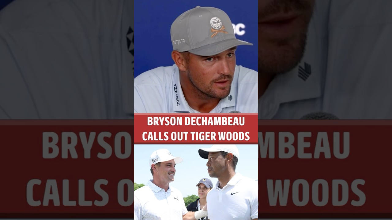 ブライソン・デシャンボーがタイガー・ウッズに挑戦状を叩きつける