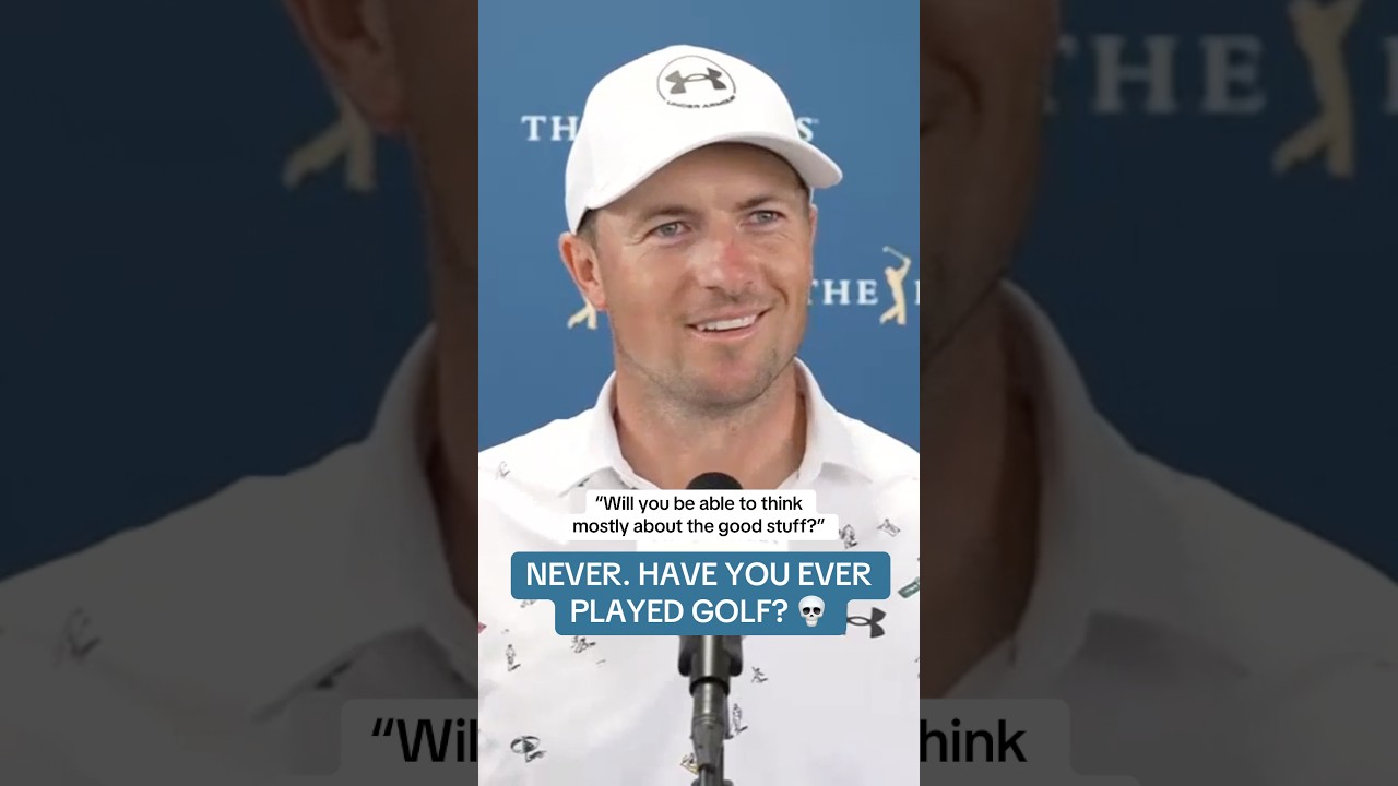 Jordan Spieth with the most relatable answer of all time 💀