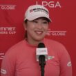 西郷真央、アメリカ初戦へ本音　課題のティーショットとパットに言及
