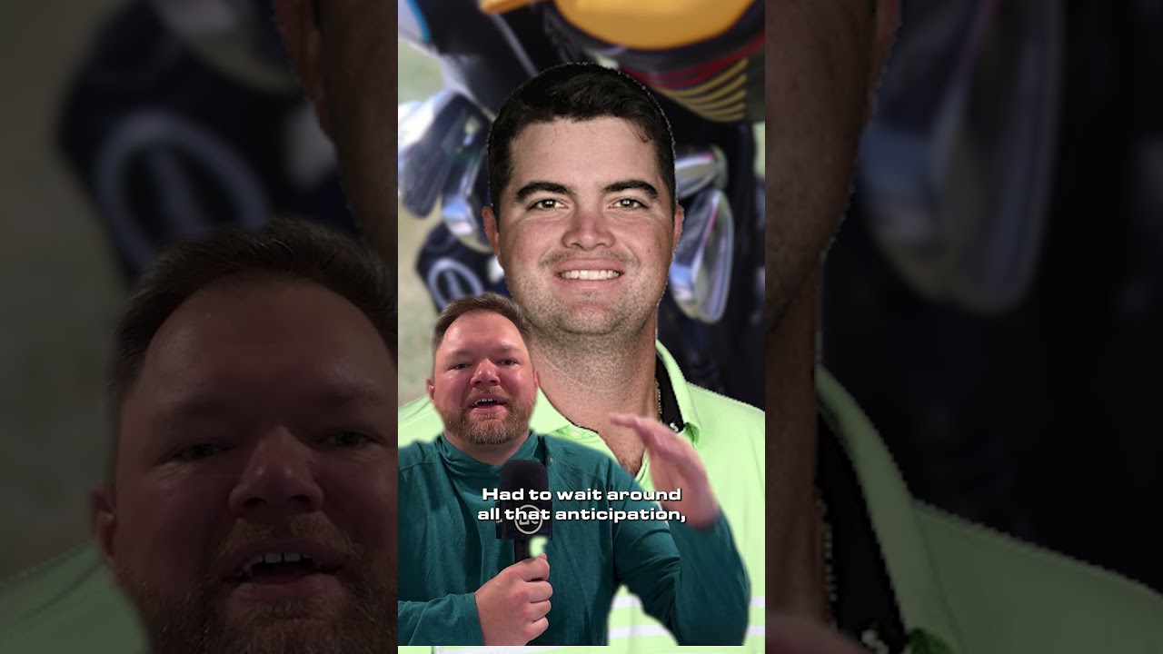 TW。タイガー・ウッズではなく、タイラー・ウィルクス…月曜予選通過者で、鉛テープを使ったプレーが実力派。