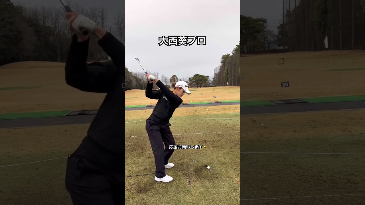 my sister 🏌🏼‍♀️#大西葵#ゴルフ#ゴルフスイング#golf#golfswing
