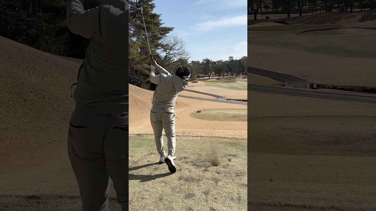 165ヤード7番アイアン🏌️‍♂️#ゴルフ #ナイスオン