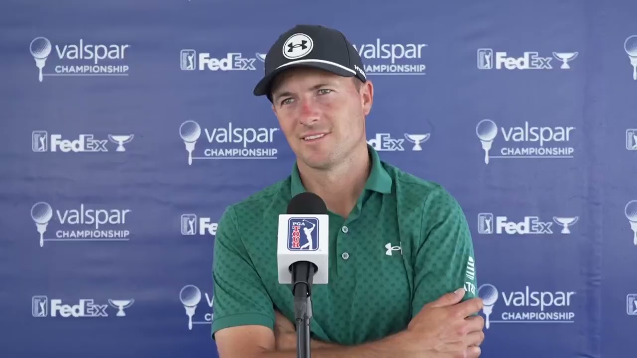 ジョーダン・スピースがバルスパー選手権第2ラウンド後にマスターズでの素晴らしい思い出話とチャンピオンズディナーについて語る