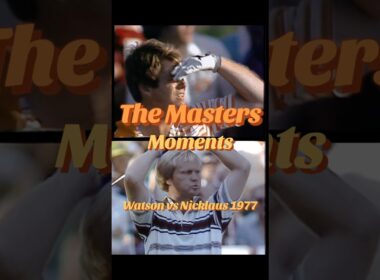 Nicklaus vs Watson: The Legendary 1977 Masters Sunday ⛳🔥 🌺 #golf #shorts #fyp