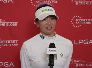 原英莉花、初LPGAで好位置キープ　“この雰囲気がすごく楽しい”