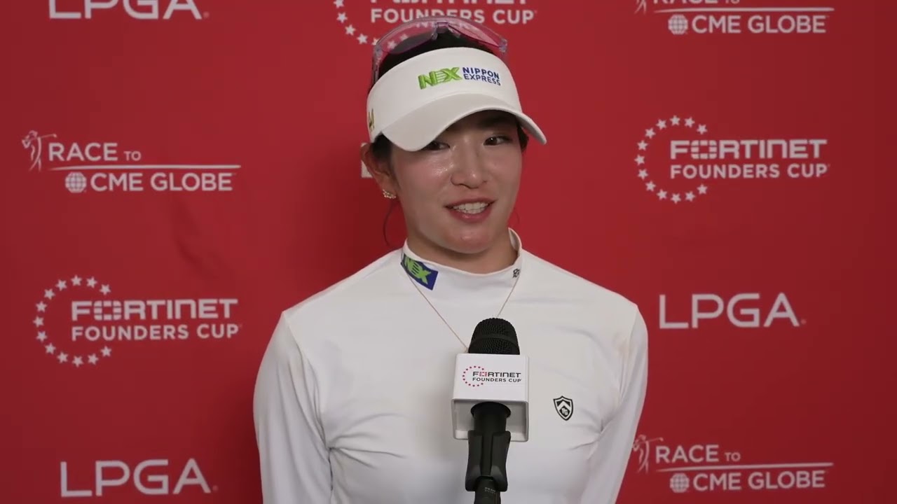 原英莉花、初LPGAで好位置キープ　“この雰囲気がすごく楽しい”