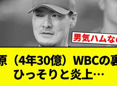 【近藤帰ってきてくれえええ！！】有原（4年30億）WBCの裏でひっそりと炎上…【プロ野球反応集】【2chスレ】【なんG】