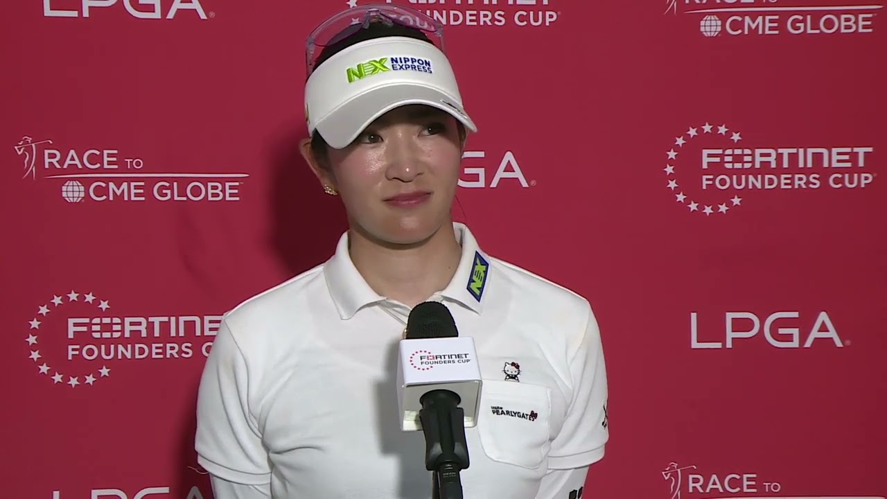 原英莉花、LPGA初戦で得た手応え　今季の目標も明かす