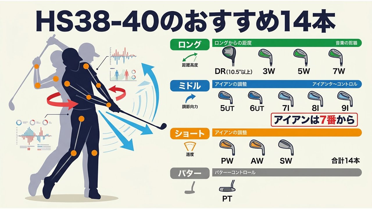 【60代ゴルフ】シニアが絶対使うべきクラブセッティング