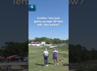 Classic Spieth/Greller caddie convo 🗣️