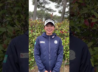 菅楓華プロ 国内女子ツアーの2026シーズン第2戦『台湾ホンハイレディースゴルフトーナメント』 優勝コメント #shorts