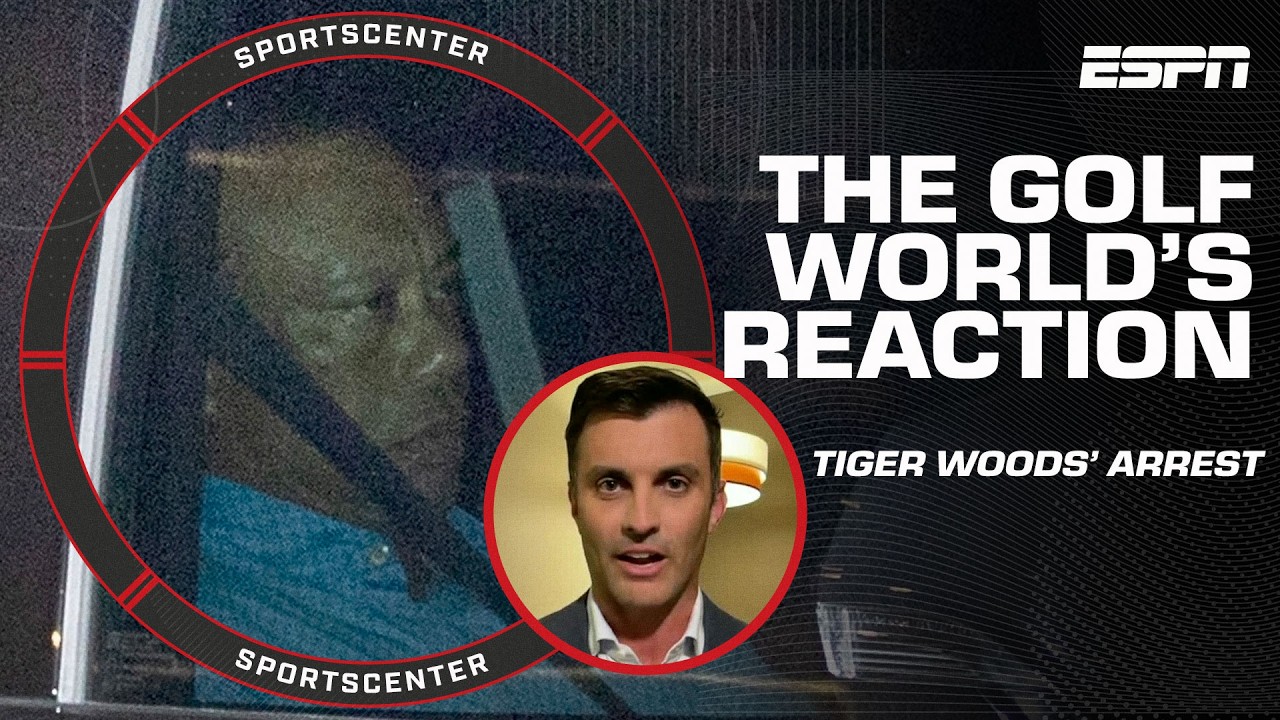 Jeff Darlington shares the golf world's reactions to Tiger Woods' arrest | SportsCenter