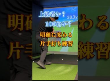 【超上達】片手打ち練習でわかる 100台と上級者の打ち方