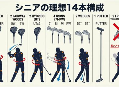 【60代ゴルフ】ユーティリティを入れてない人は10打損している｜クラブ構成の正解
