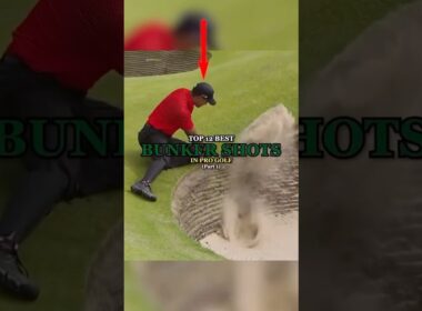 The top 10 best bunker shots in pro golf⛳️⛳️ #pgaprofessional #pgapro