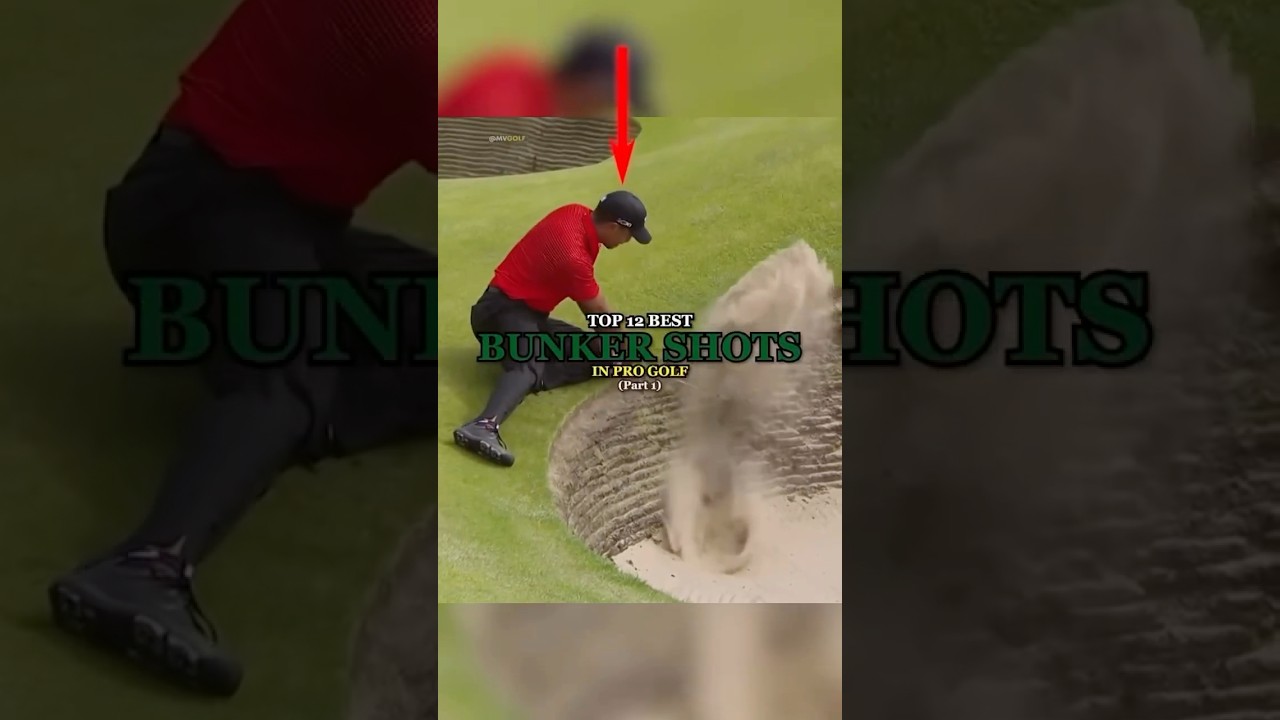 The top 10 best bunker shots in pro golf⛳️⛳️ #pgaprofessional #pgapro