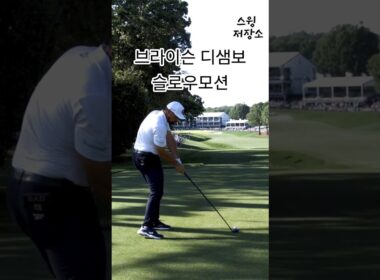브라이슨 디샘보의 손목 움직임을 잘 보세요 Bryson Dechambeau wrist movement