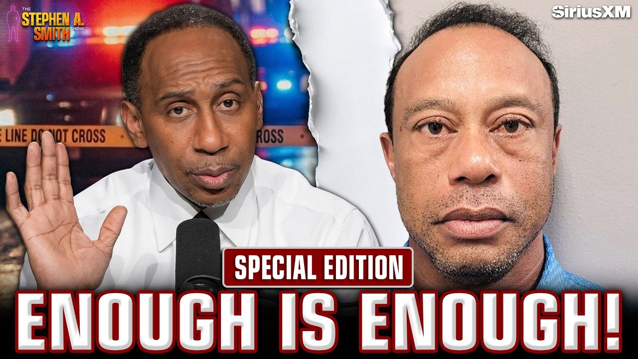 “STOP GETTING BEHIND THE DAMN WHEEL!” Stephen A. BLASTS Tiger Woods
