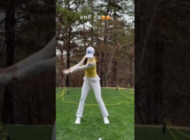 유현주 프로 드라이버 티샷 #golf #golfswing #golfer #드라이버스윙 #유현주
