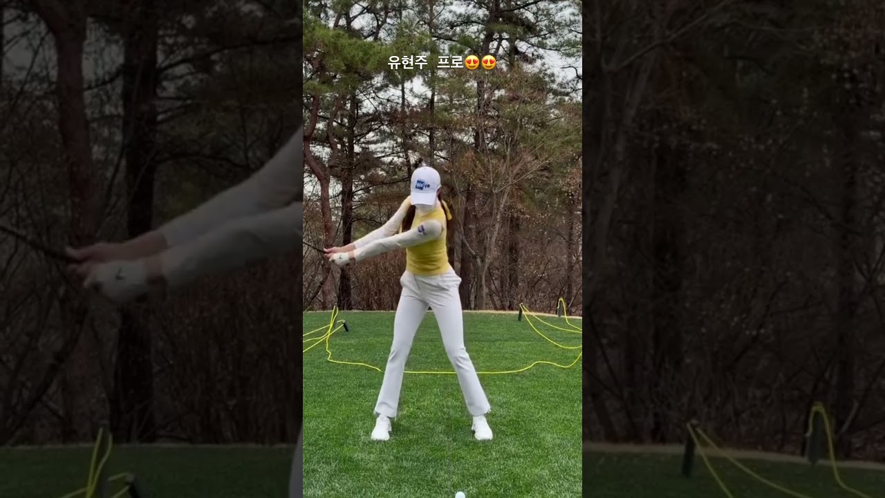 유현주 프로 드라이버 티샷 #golf #golfswing #golfer #드라이버스윙 #유현주