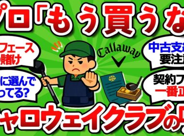 【2ch面白いスレ】キャロウェイ元専属キャディ暴露｜プロが「もう買うな」と言う本当の理由【試打してから買え】【ゴルフ ゆっくり解説】