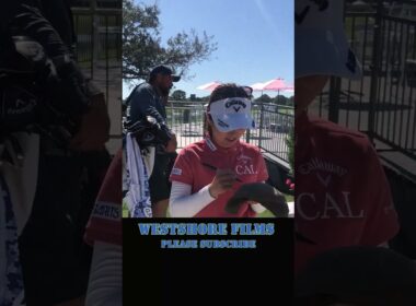 Yuna Nishimura signing autographs at The Annika #shorts #golfcourse #golf
