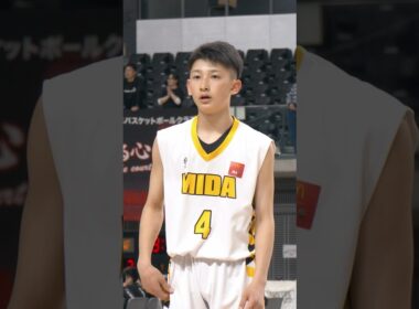 【全国ミニバス】余裕がスゴい・・！三重県代表・箕田ミニバスケットボールクラブ 前川 大維（6年／165cm）