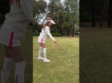 人気ゴルフ女子ぴょんちゃんのアプローチ練習（常総カントリー倶楽部）2026年3月♯ゴルフ女子　＃インスタゴルフ女子　♯ラウンド企画　♯スマイルゴルフ