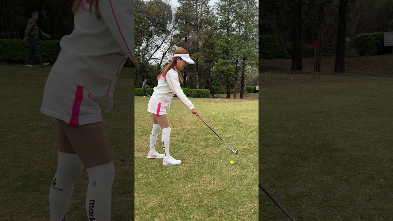 人気ゴルフ女子ぴょんちゃんのアプローチ練習（常総カントリー倶楽部）2026年3月♯ゴルフ女子　＃インスタゴルフ女子　♯ラウンド企画　♯スマイルゴルフ