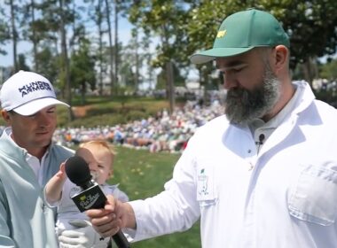 Jordan Spieth tells Jason Kelce about the wholesomeness at Augusta National Golf Club | The Masters