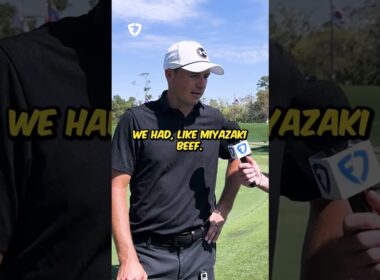 Jordan Spieth says this was the best Masters dinner he had!