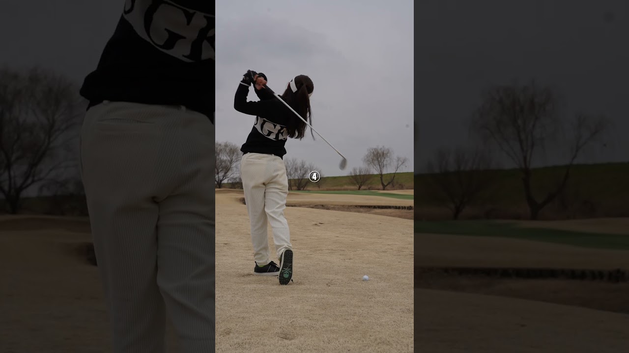 これがアイアンを打つ時のイメージ