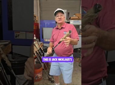 The Secret "Bondo" Grips of Jack Nicklaus & Greg Norman (Inside Clay Long’s Studio) #golf #masters