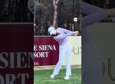 임팩트에서 이미 끝났다🔥🩷🤍 | KLPGA 유현주(Hyunju Yoo) #응원릴레이 #유현주2026