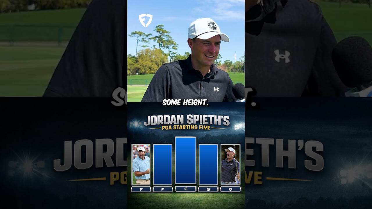 Jordan Spieth's Starting Five 👀 #golf #pga #basketball