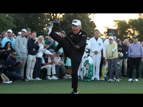 90歳の奇跡！伝説ゴルファーの衝撃ハイキックに世界騒然🔥⛳#マスターズ#ゴルフ#ゲーリープレーヤー#ジャックニクラス#トムワトソン#レジェンド#スポーツ感動#奇跡の瞬間#名誉スターター